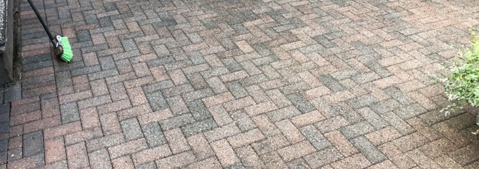 After patio pressure wash Conwy