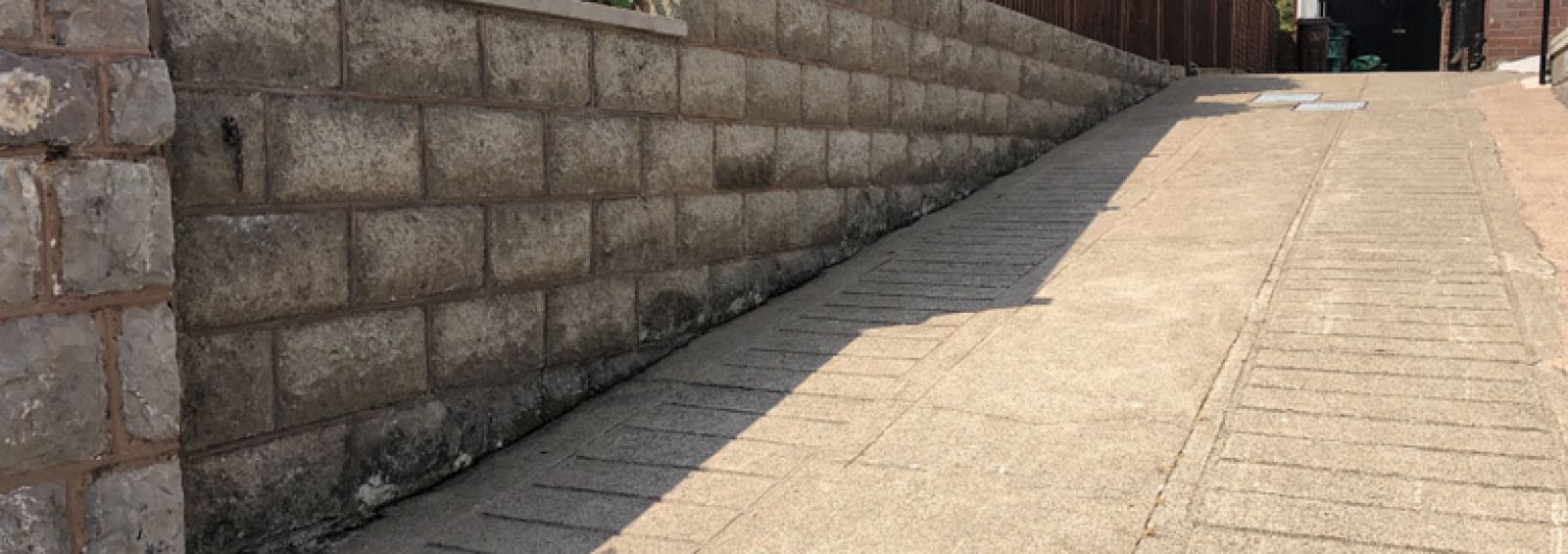 After patio clean jet wash Rhos on Sea