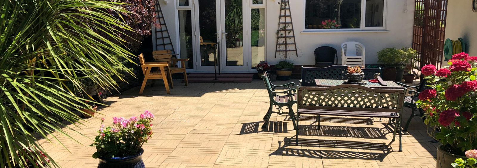 Patio power wash Rhos on Sea Conwy