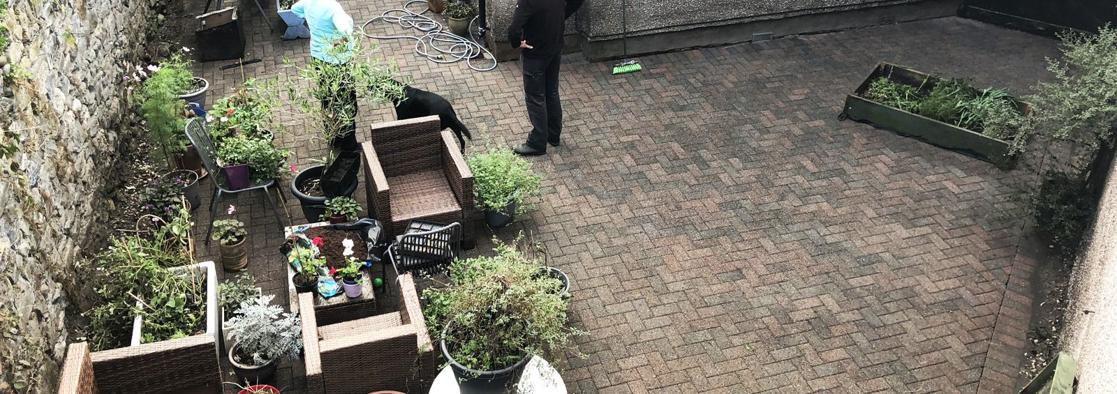 After patio pressure washing Gyffin