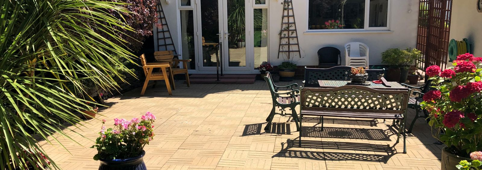 after patio clean power wash company conwy